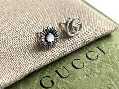 gucci フラワーピアス|グッチ シルバージュエリーイヤリング/ピアス .